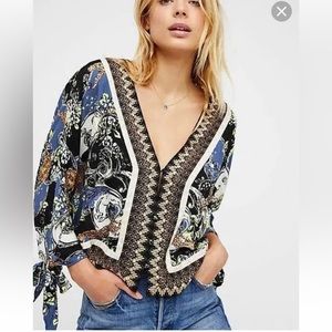 Free People Catch Me If You Can Blouse